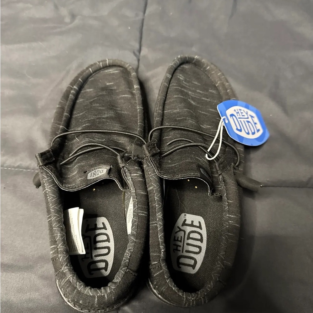 Hey Dude Black Slip-On Loafers for Casual Comfort